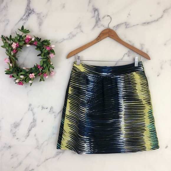 ❤️LOFT Palm Leave A-Line Mini Skirt - Picture 1 of 6